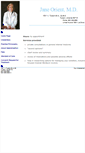 Mobile Screenshot of drjaneorient.com